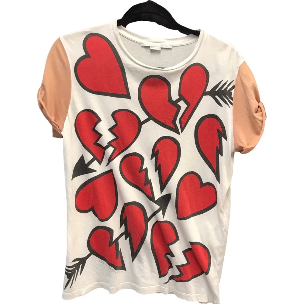 Stella McCartney Broken Hearts T Shirt